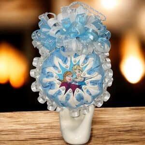 Christmas Ornament, Frozen Themed Ornament, Holiday Gift, Quilted, Handmade